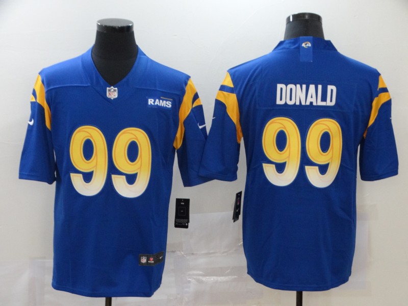 Men Los Angeles Rams #99 Donald Blue Nike Vapor Untouchable Stitched Limited NFL Jerseys->los angeles dodgers->MLB Jersey